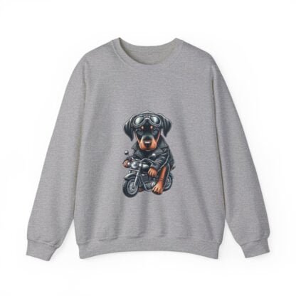 The Dobe´s - Unisex Heavy Blend™ Crewneck Sweatshirt - Biker Puppy - Image 34