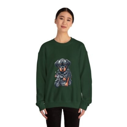 The Dobe´s - Unisex Heavy Blend™ Crewneck Sweatshirt - Biker Puppy - Image 70