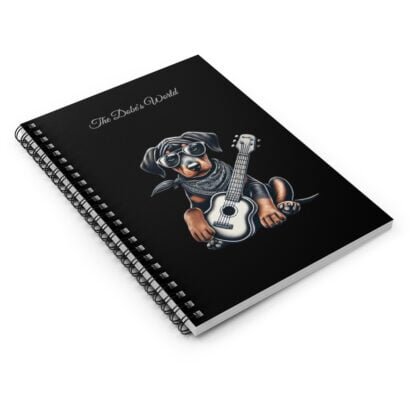 The Dobe´s Spiral Notebook - Ruled Line - Guitar Puppy - black - Image 3