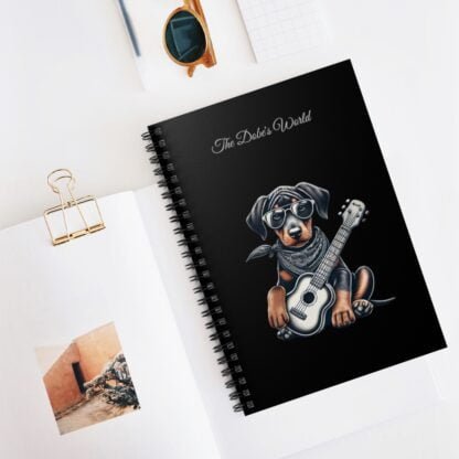 The Dobe´s Spiral Notebook - Ruled Line - Guitar Puppy - black - Image 5