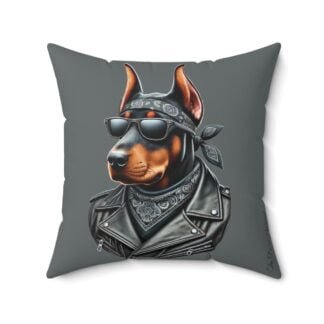 The Dobe´s Spun Polyester Square Pillow - Series 13