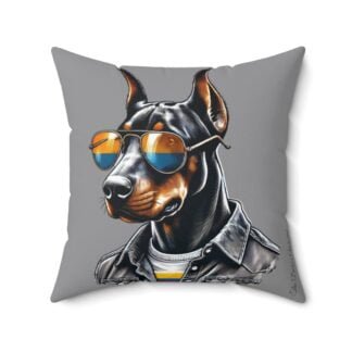 The Dobe´s Spun Polyester Square Pillow - Series 6