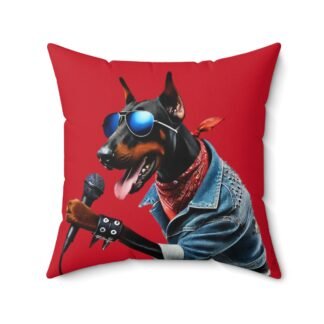 The Dobe´s Spun Polyester Square Pillow - Series 12