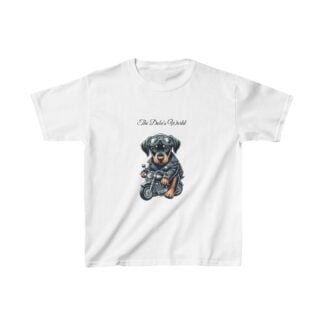 The Dobe´s Kids Heavy Cotton™ Tee - Biker Puppy