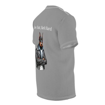 The Dobe's Unisex Cut & Sew Tee (AOP) - Series 6 - light grey - Image 4