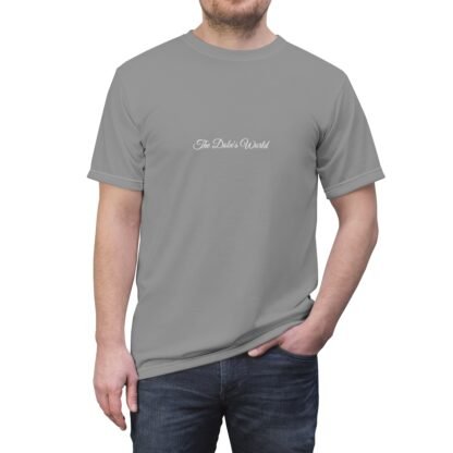 The Dobe's Unisex Cut & Sew Tee (AOP) - Series 6 - light grey - Image 5