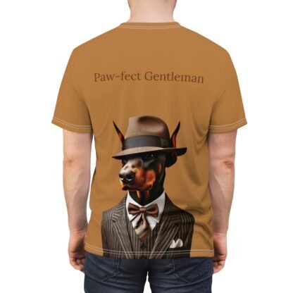 The Dobe's Unisex Cut & Sew Tee (AOP) - Series 3 - light brown - Image 6