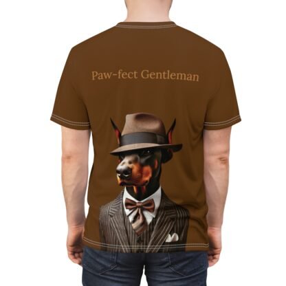 The Dobe's Unisex Cut & Sew Tee (AOP) - Series 3 - brown - Image 6