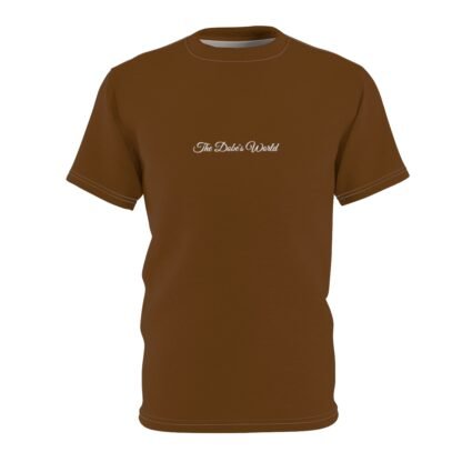 The Dobe's Unisex Cut & Sew Tee (AOP) - Series 4 - brown - Image 2