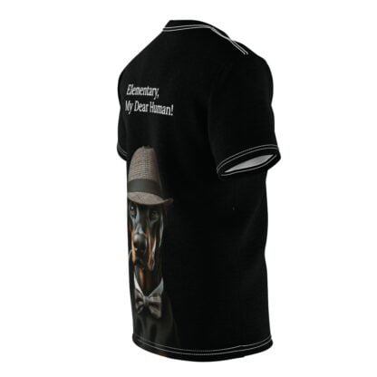 The Dobe's Unisex Cut & Sew Tee (AOP) - Series 4 - black - Image 4