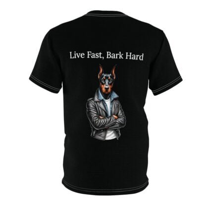The Dobe's Unisex Cut & Sew Tee (AOP) - Series 6 - black