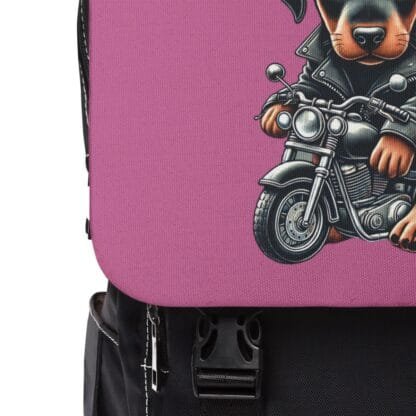 The Dobe´s Casual Shoulder Backpack - Biker Puppy - light pink - Image 5