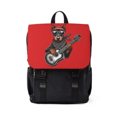 The Dobe´s Casual Shoulder Backpack - Rock Puppy - red