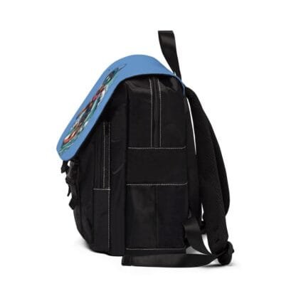 The Dobe´s Casual Shoulder Backpack - Surfer Puppy - light blue - Image 3