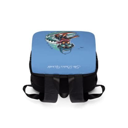 The Dobe´s Casual Shoulder Backpack - Surfer Puppy - light blue - Image 4