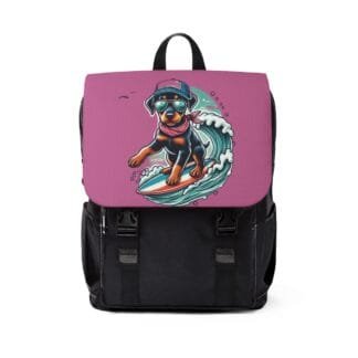 The Dobe´s Casual Shoulder Backpack - Surfer Puppy - light pink