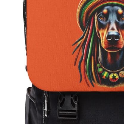 The Dobe´s Casual Shoulder Backpack - Rasta - orange - Image 5