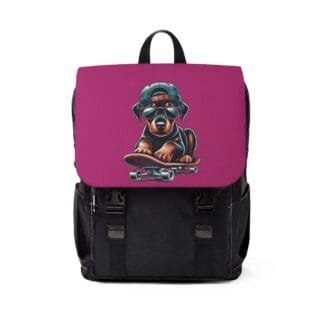 The Dobe´s Casual Shoulder Backpack - Skater Puppy - pink