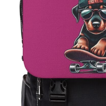 The Dobe´s Casual Shoulder Backpack - Skater Puppy - pink - Image 5