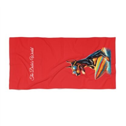 The Dobe´s Beach Towel - Fun - red - Image 3