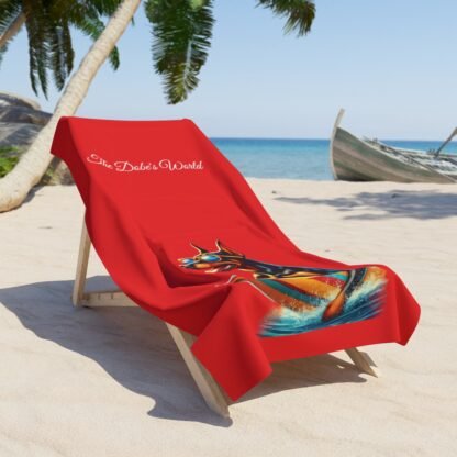 The Dobe´s Beach Towel - Fun - red