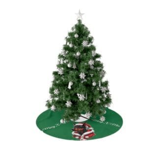 The Dobe´s Christmas Tree Skirts - green