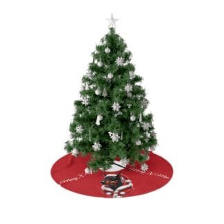 The Dobe´s Christmas Tree Skirts - green