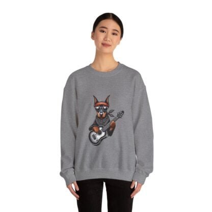 The Dobe´s - Unisex Heavy Blend™ Crewneck Sweatshirt - Rock Puppy - Image 81