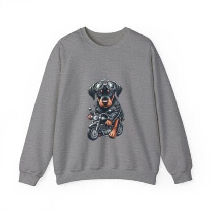 The Dobe´s - Unisex Heavy Blend™ Crewneck Sweatshirt - Biker Puppy - Image 78