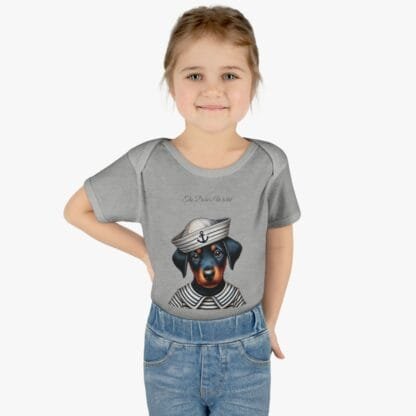 The Dobe´s Infant Baby Rib Bodysuit - Nautic Puppy - Image 6