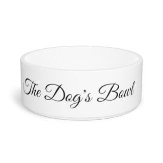 The Dobe´s Bowl - Dog's - white