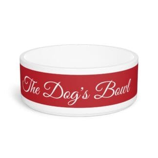 The Dobe´s Bowl - Dog's - red