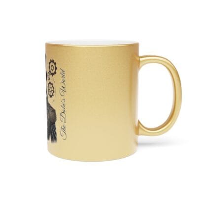 The Dobe's Metallic Mug (SilverGold) - Steampunk - Image 8