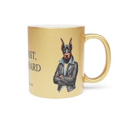 The Dobe's Metallic Mug (SilverGold) - Series-11 Live Fast - Image 8