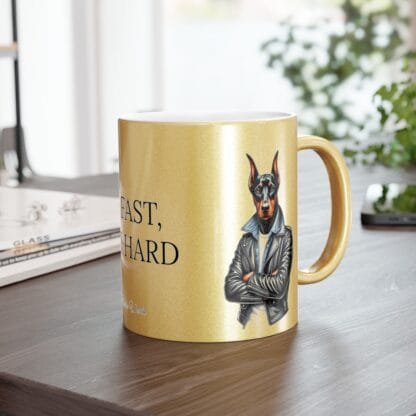 The Dobe's Metallic Mug (SilverGold) - Series-11 Live Fast - Image 10