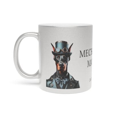 The Dobes Metallic Mug (SilverGold) - Series-9 Mechanical Marvel - Image 2