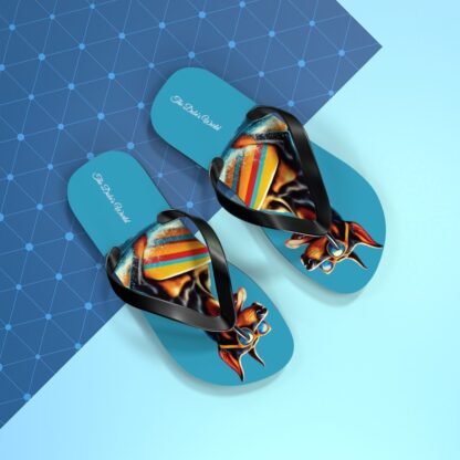 The Dobe's Flip Flops - Fun - turquoise - Image 10