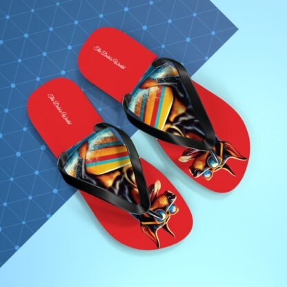 The Dobe's Flip Flops - Fun - red - Image 20