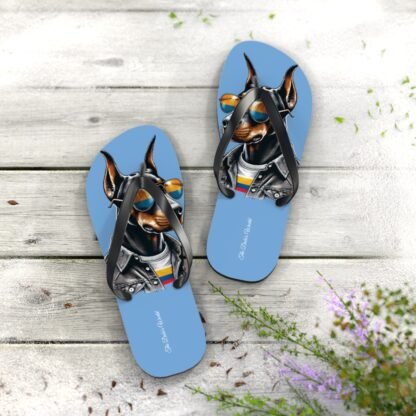 The Dobe's Flip Flops - Series 6 - light blue - Image 4