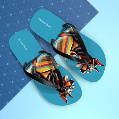 The Dobe's Flip Flops - Fun - turquoise - Image 5