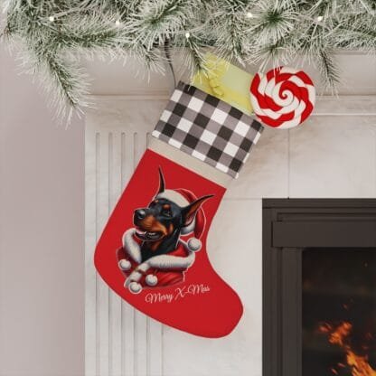 The Dobe´s Christmas Stocking - red - Image 4
