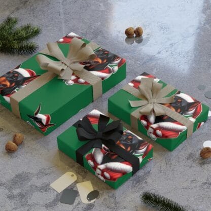 The Dobe´s Gift Wrapping Paper Rolls, 1pc - green - Image 4