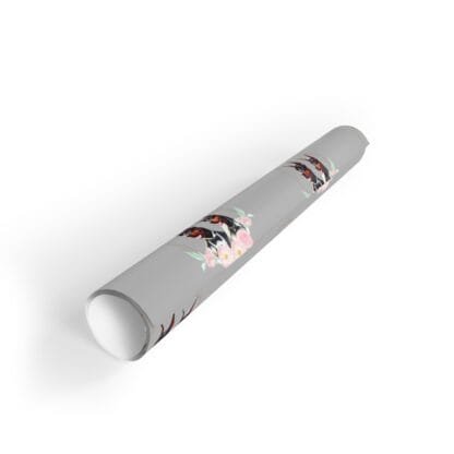 The Dobe Gift Wrapping Paper Rolls, 1pc - Wedding Edition - grey - Image 2