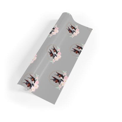 The Dobe Gift Wrapping Paper Rolls, 1pc - Wedding Edition - grey - Image 3