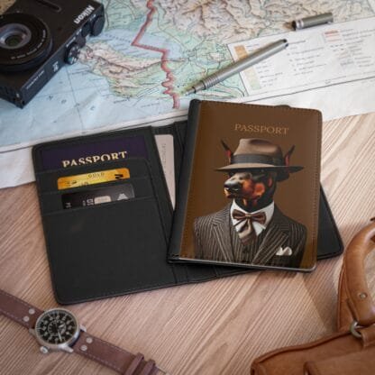 The Dobes Passport Cover - Series-3 - brown - Image 4