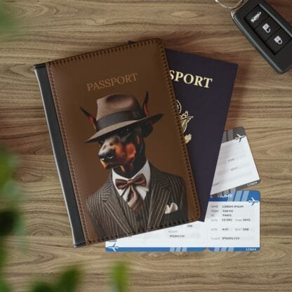 The Dobes Passport Cover - Series-3 - brown - Image 5