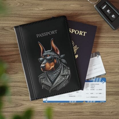 The Dobes Passport Cover - Series-13 - black - Image 5