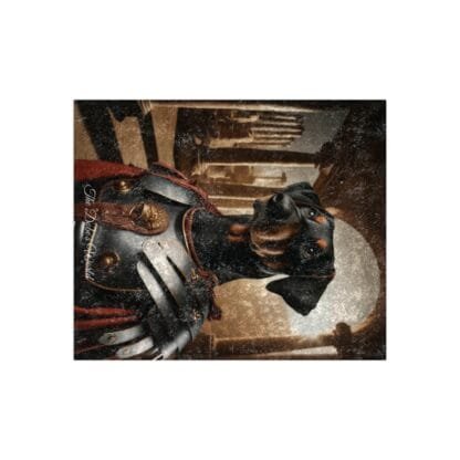 The Dobes Crushed Velvet Blanket - Series-14 - Doberman - Image 2