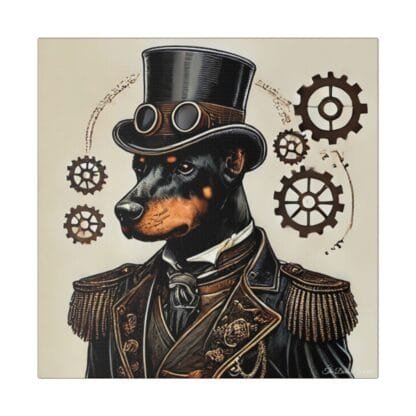 The Dobe´s Matte Canvas, Stretched, 0.75" - Steampunk 2 - Image 5
