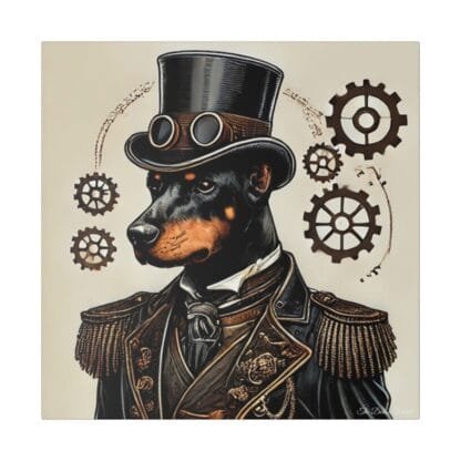 The Dobe´s Matte Canvas, Stretched, 0.75" - Steampunk 2 - Image 9